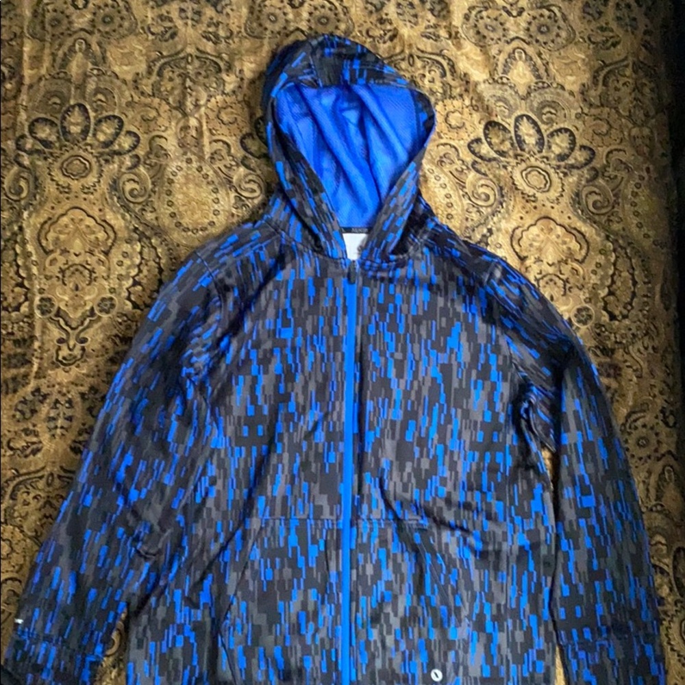 Xersion zipper down jacket boys large